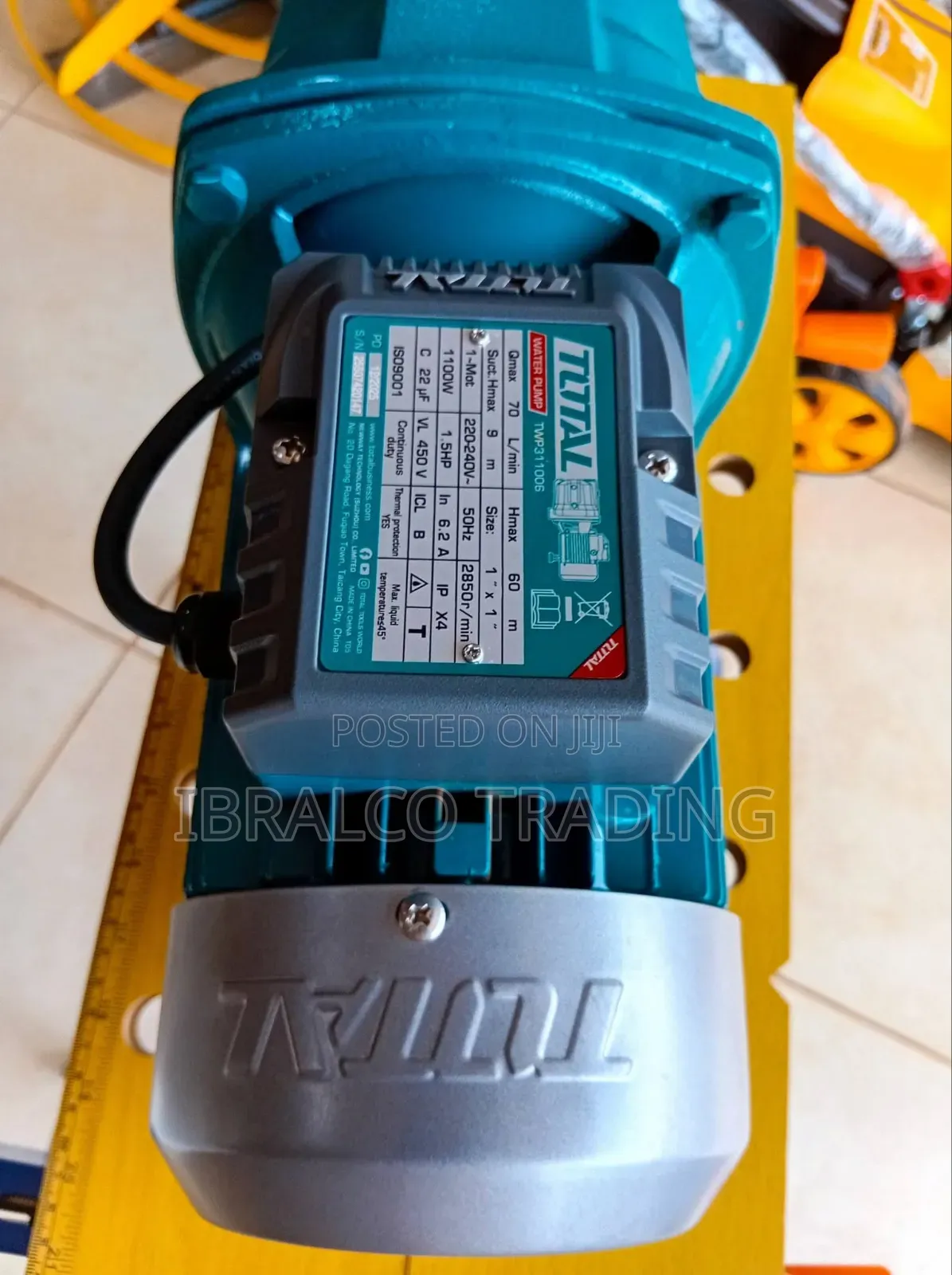 Total 1.5hp Water Pump