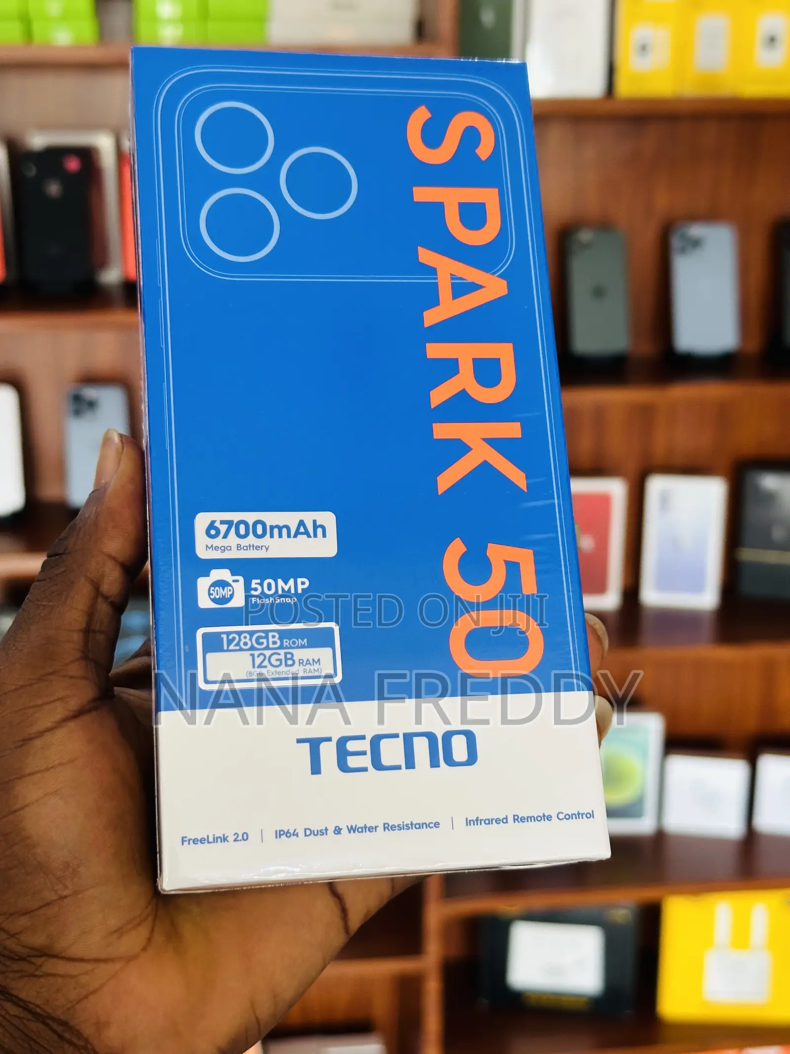 New Tecno Spark 50 128 GB Black