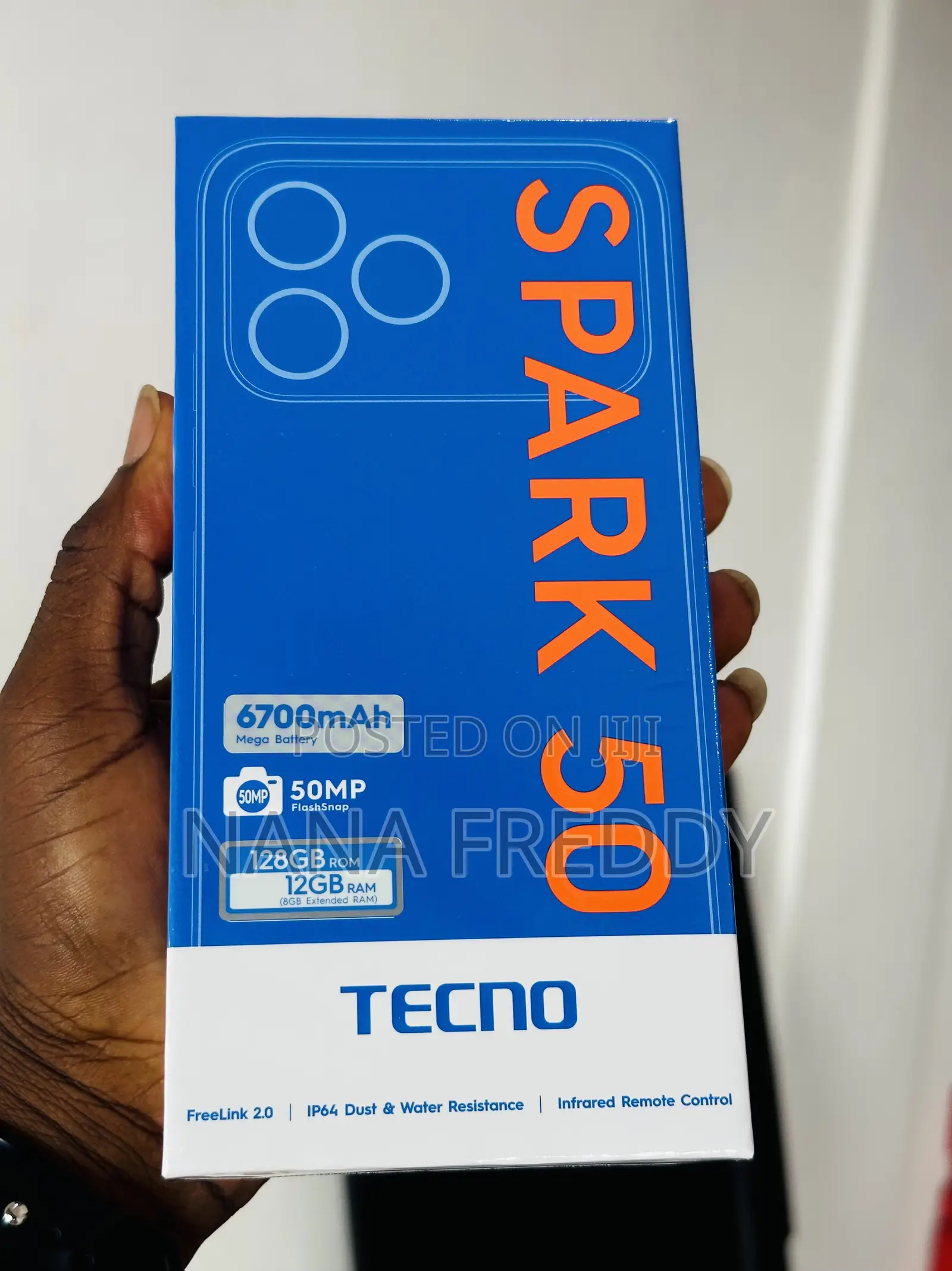New Tecno Spark 50 128 GB Black