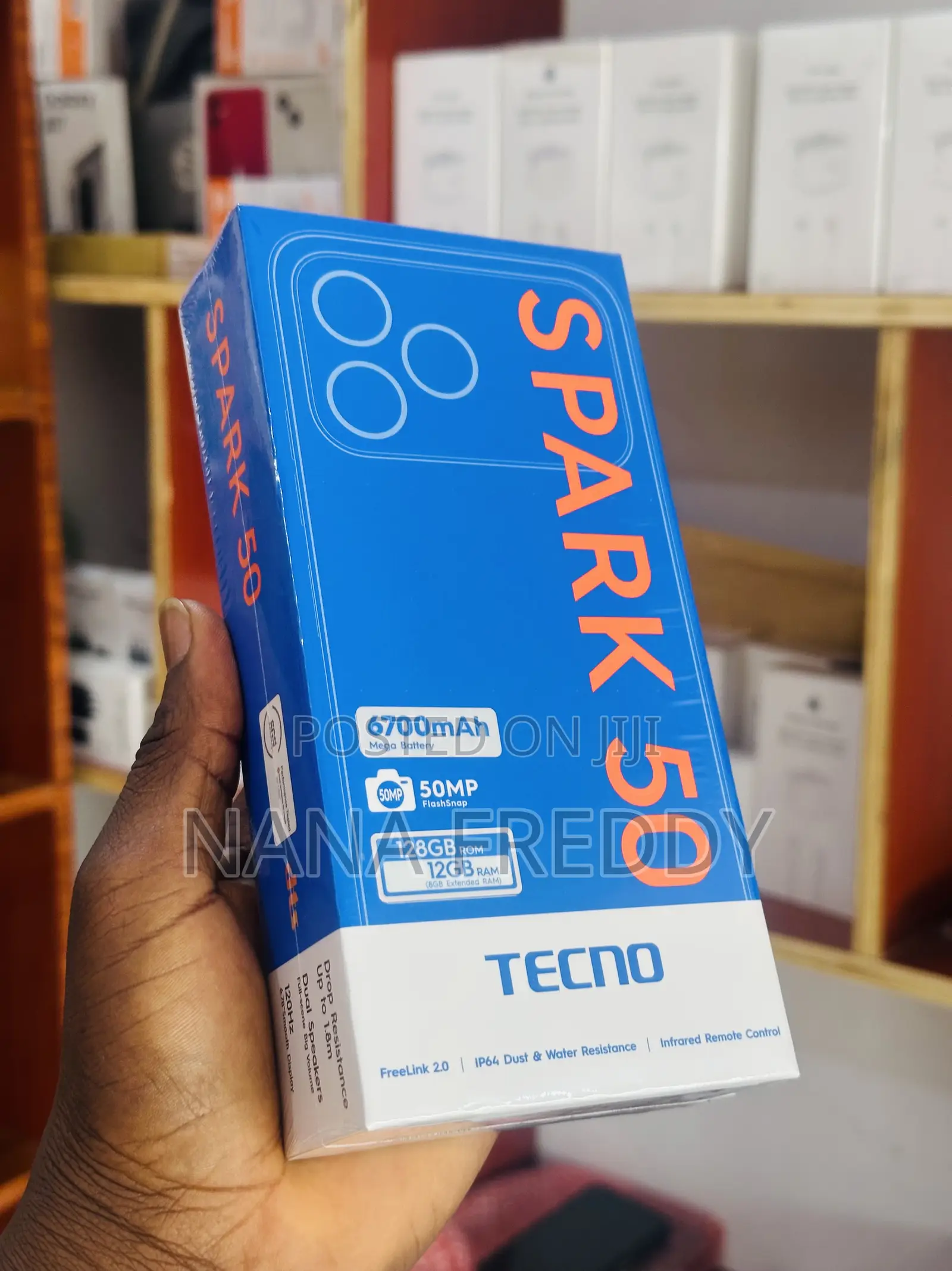 New Tecno Spark 50 128 GB Black