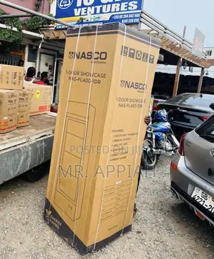 Sleek Nasco Nas-Fl400-1dr-1 358liters 1 Door Display Fridge 