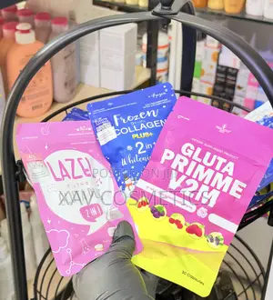 Frozen Collagen,Lazel and Gluta Primme Supplements
