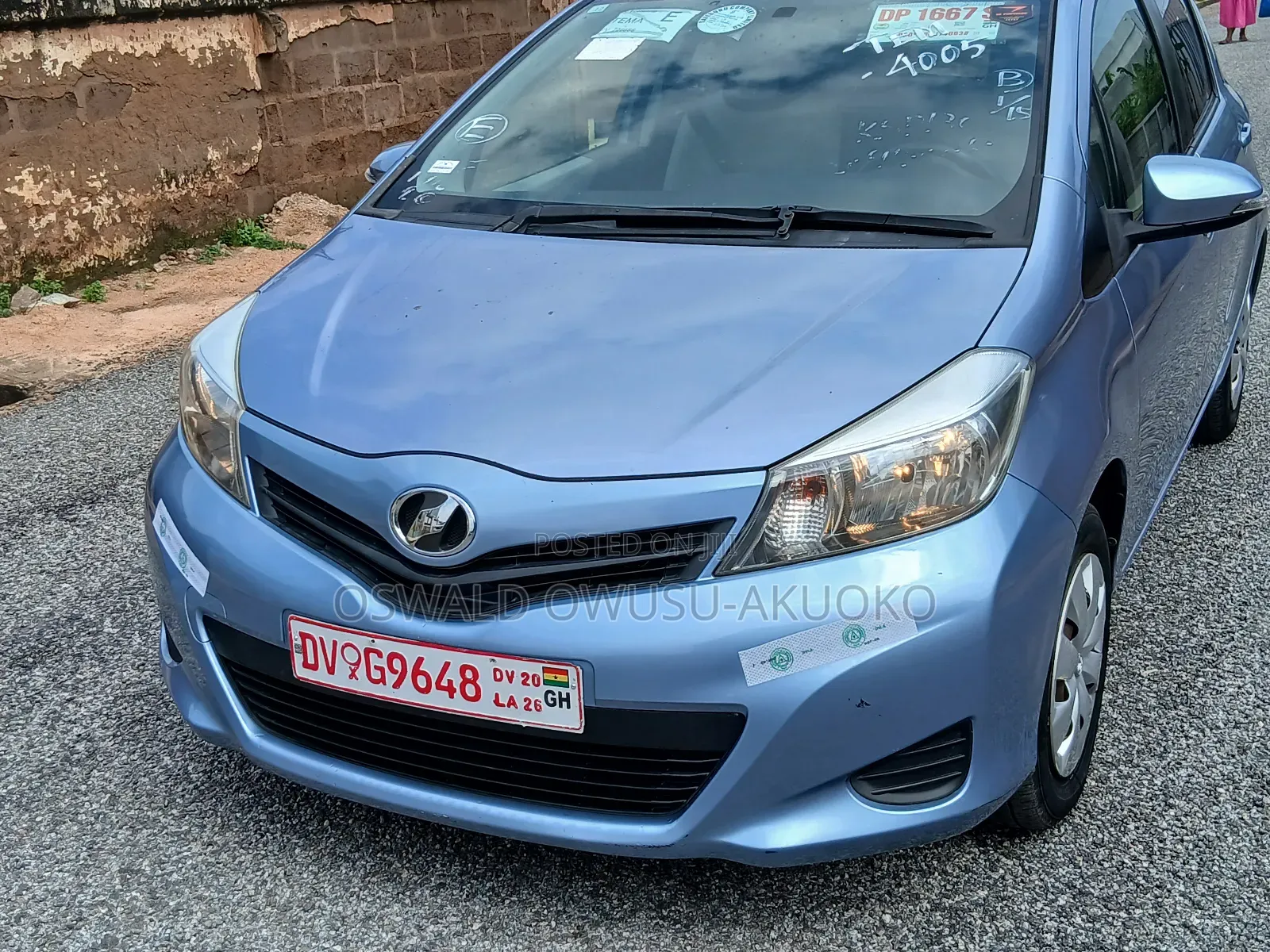 Toyota Vitz 1.0 FWD 3dr 2013 Blue