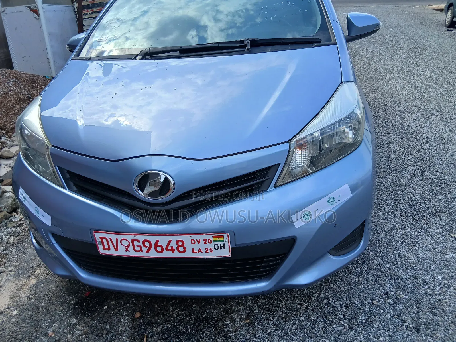 Toyota Vitz 1.0 FWD 3dr 2013 Blue