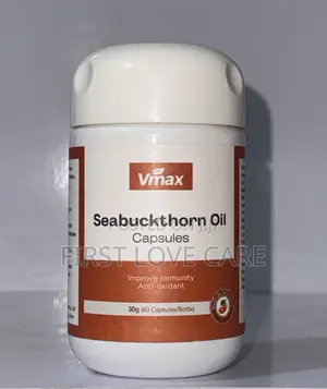 Vmax Sea Buckthorn Oil Capsule Improve Immunity Anti Oxidant 30g