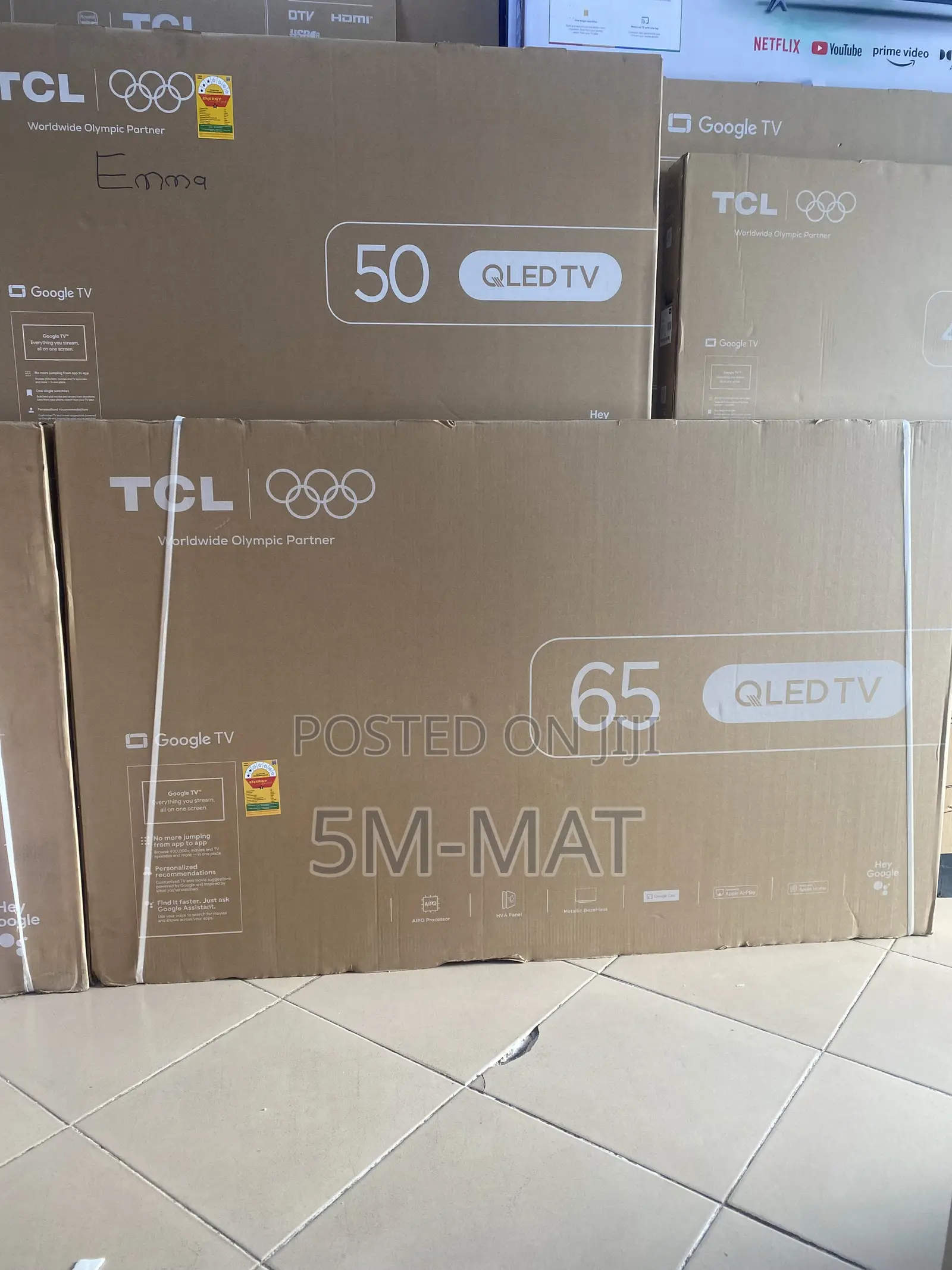 2026 Model TCL 65t6d 65 Inch Qled Pro Google Smart Tv