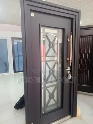 Single Quality Security Door With Glass (Accessories)