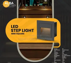 Step Light Square Warm Color