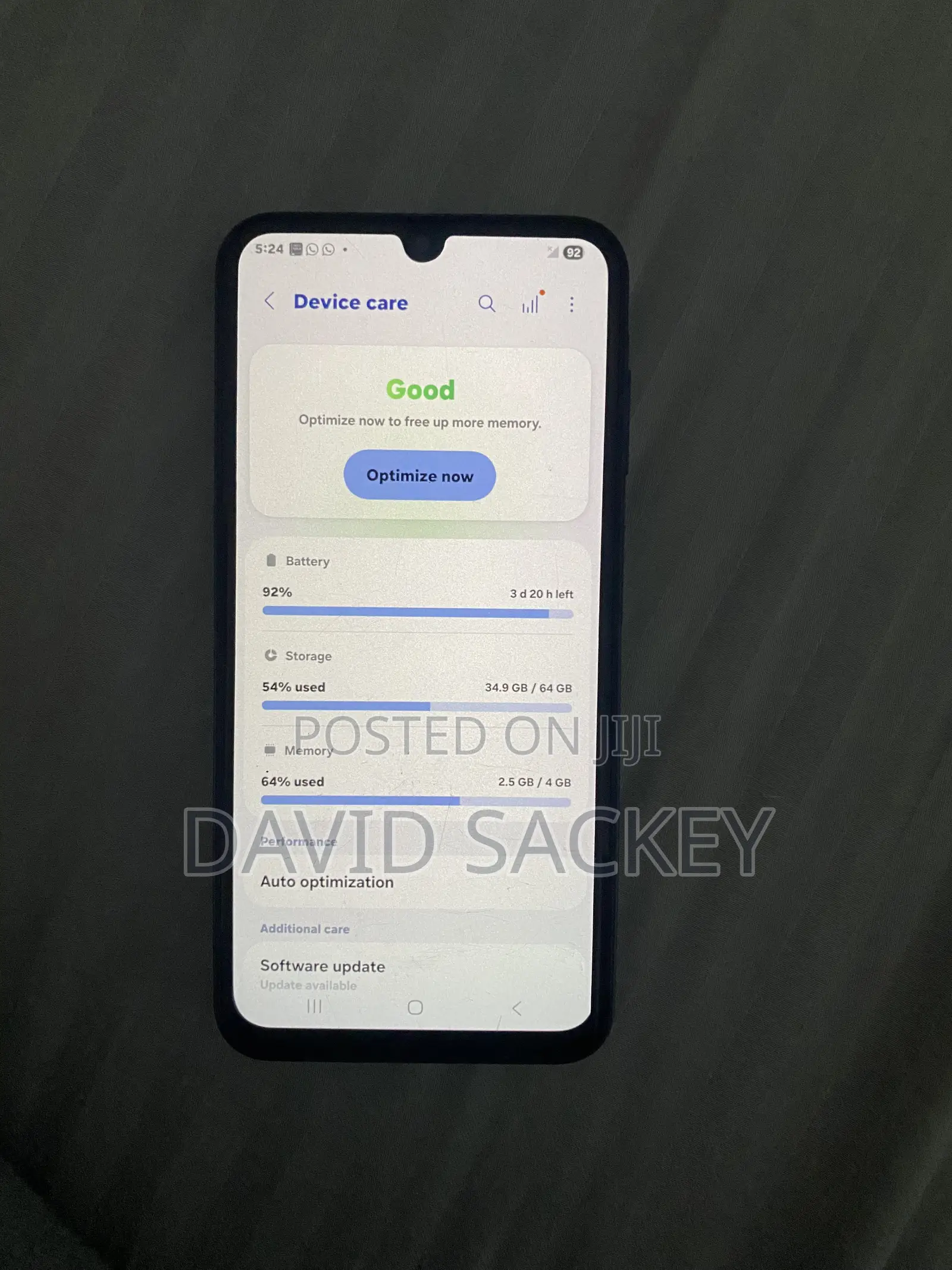 New Samsung Galaxy A15 5G 64 GB Blue