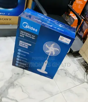 Secure Best Midea 18-Inch Rechargeable Fan (Model Fs45-23mrd)