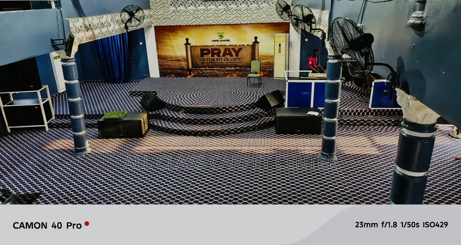 Carpet for Churches and Auditoriums