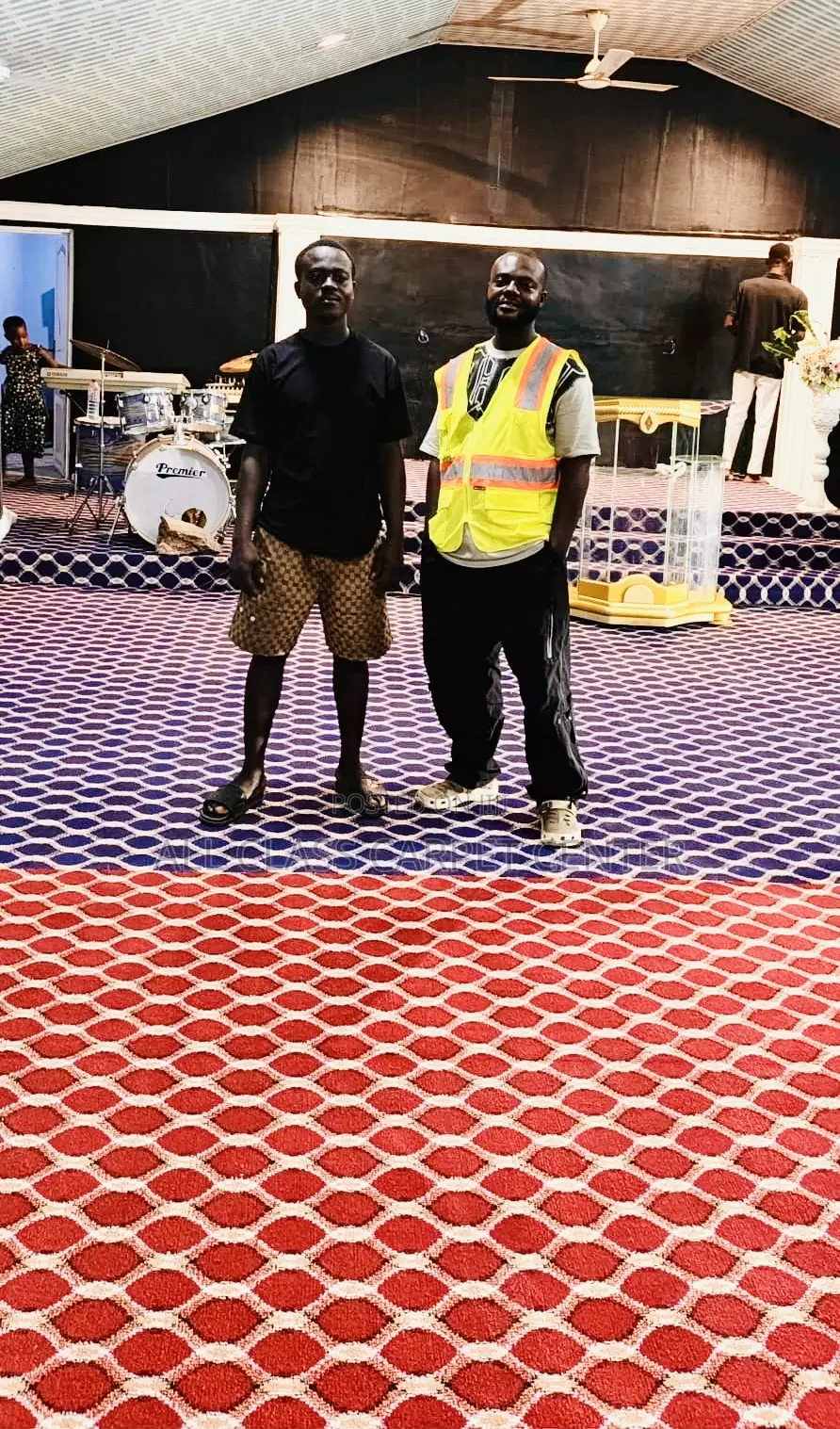 Heavy and Quality Floor Carpet for Churches and Auditoriums