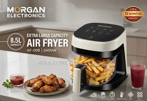 Morgan Electronics Extra Large Air Fryer Af-008 – 8.5l | 2400w | Brand