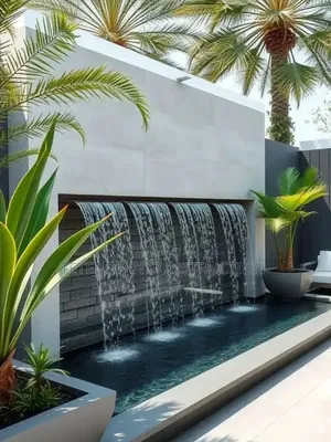Custom Made Waterfalls Water Fountains Construction Installation