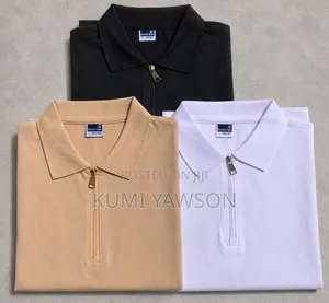 Premium Zipped Polo Shirt – Smart Casual Wear