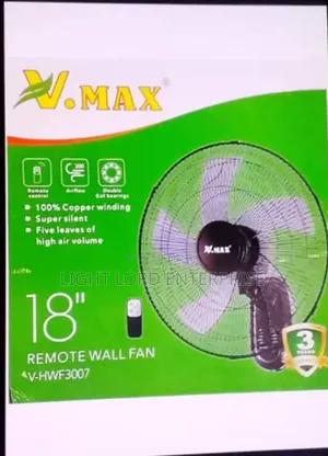 Supper Silent Max Wall Fan 18"