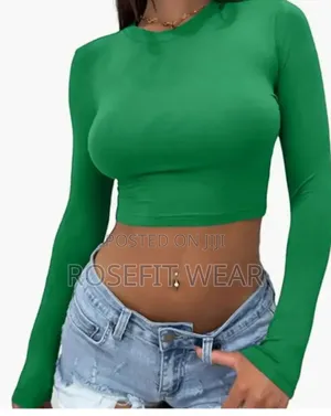 Long Sleeve Cropped Top