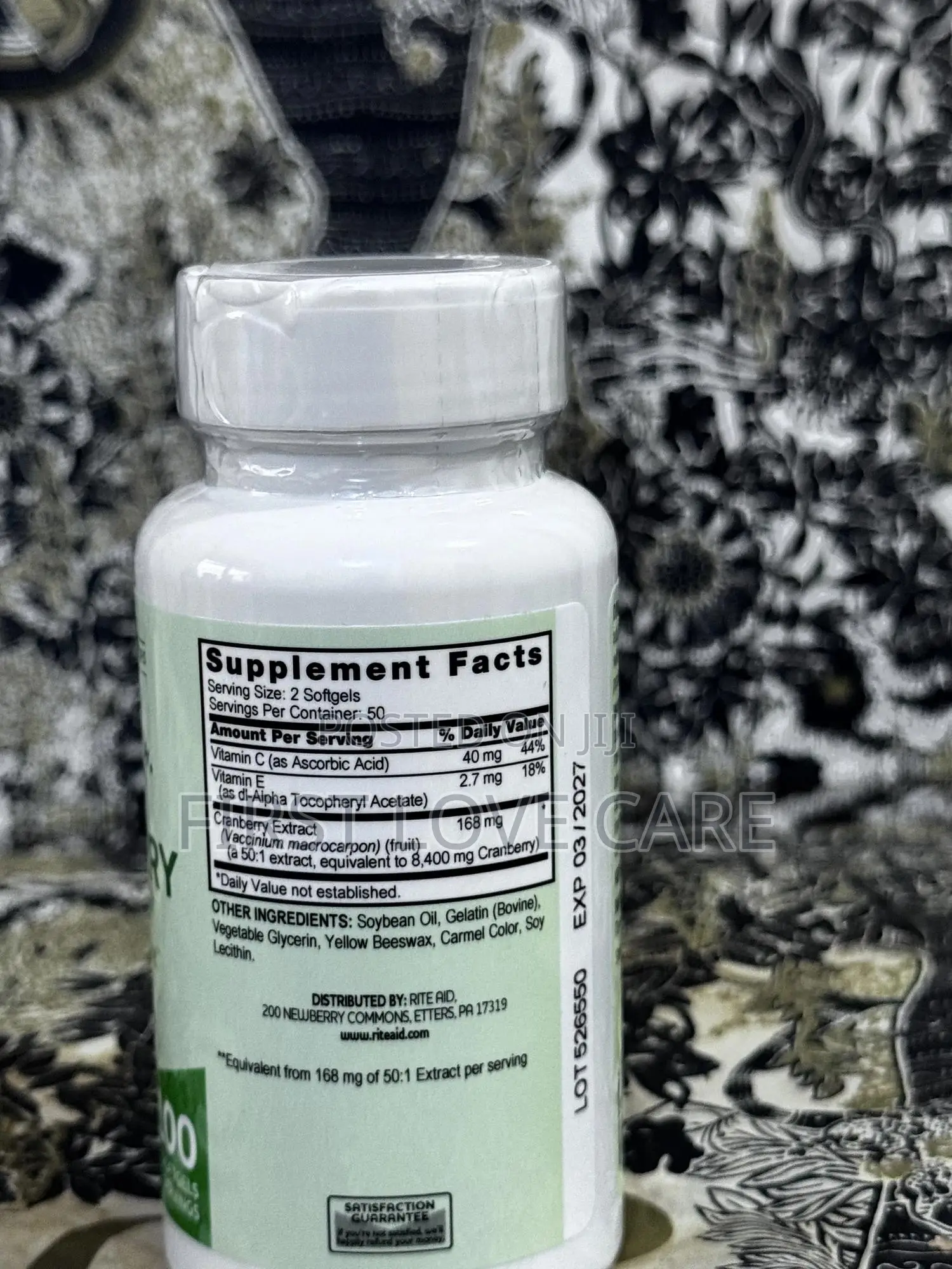 Holistic Health Cranberry Herbal Supplement