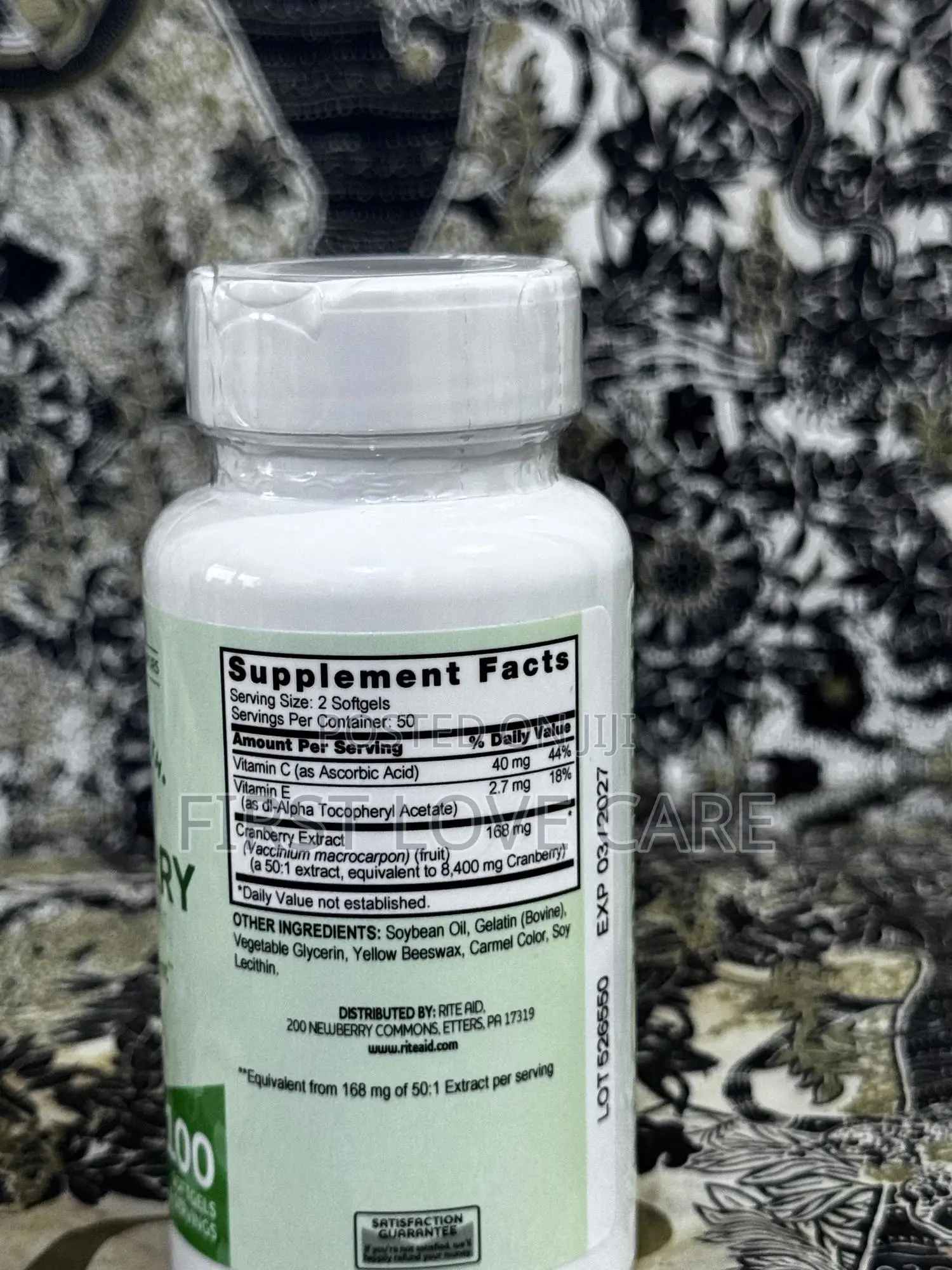 Holistic Health Cranberry Herbal Supplement