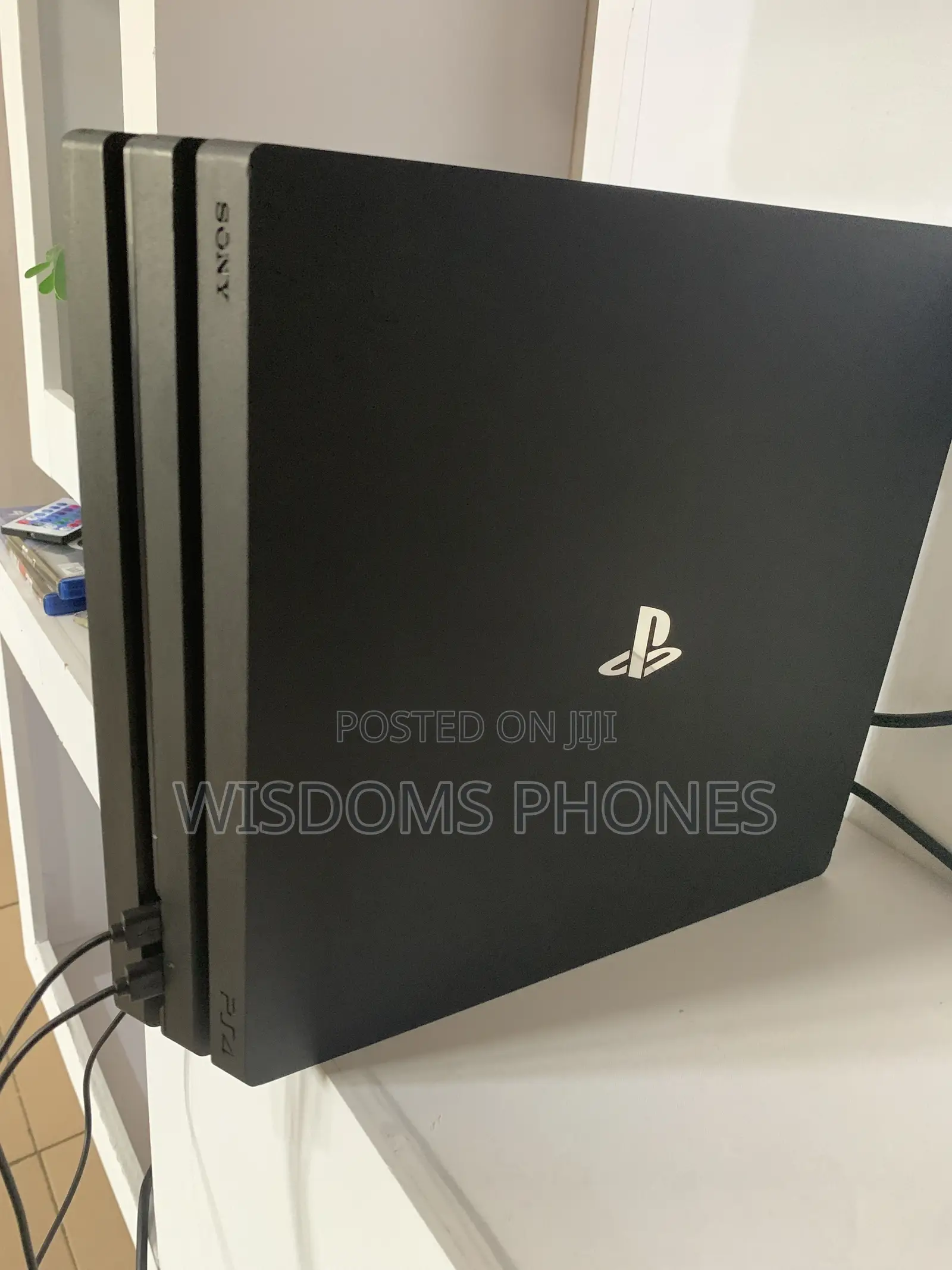 Ps4 Pro Console With Two (2) Controllers (Not Jailbreak)