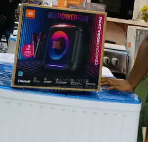 Lastest Black JBL Partybox Encore 2 Portable Party Speaker With 2 Mics
