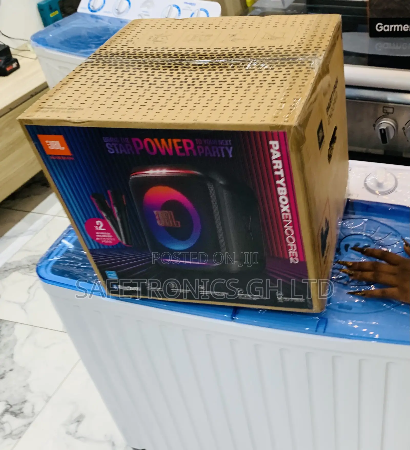 Kindly Try Out JBL Partybox Encore 2 Portable Speaker With 2 Mics