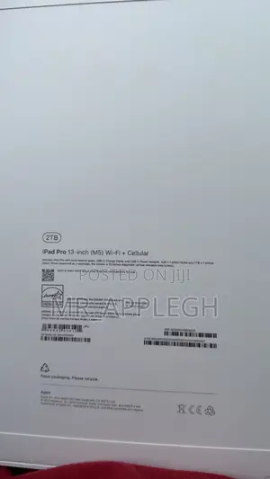 New Apple iPad Pro 13 (2025) 2 TB Black