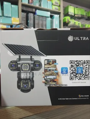 4g Solar Triple Lens Aov Camera. Ultra 4g Solar Triple Lens Aov Camera