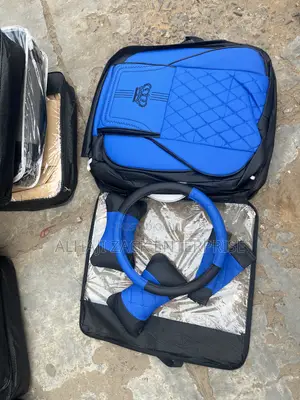 Blue and Black Quality Seat Cover