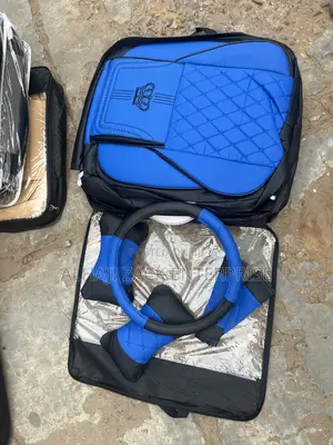 Blue and Black Quality Seat Cover