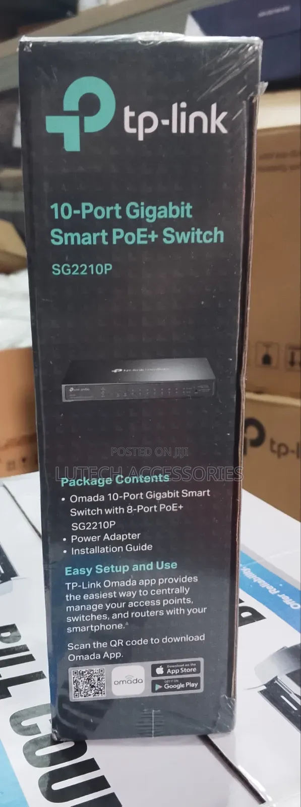Tp Link Omada 10 Port Gigabit Smart Poe+ Switch