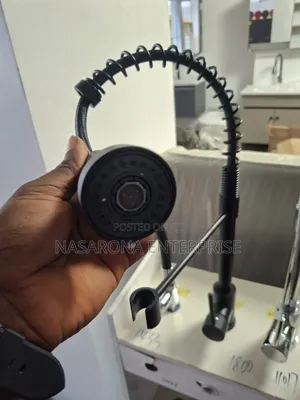 Black Flexible Kitchen Faucet