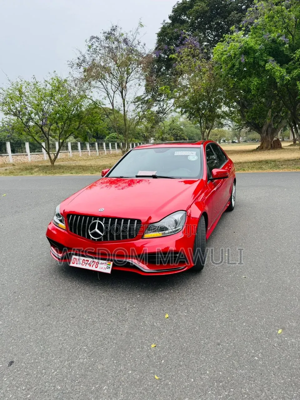 Mercedes-Benz C250 2014 Red
