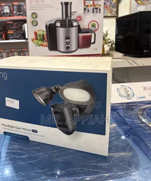 Sleek Design Ring Outdoor Flood Light Cam Wired 