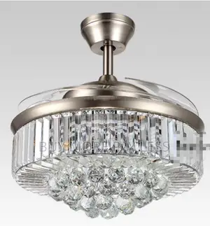 Modern Crystal Fandelier Ceiling Fan