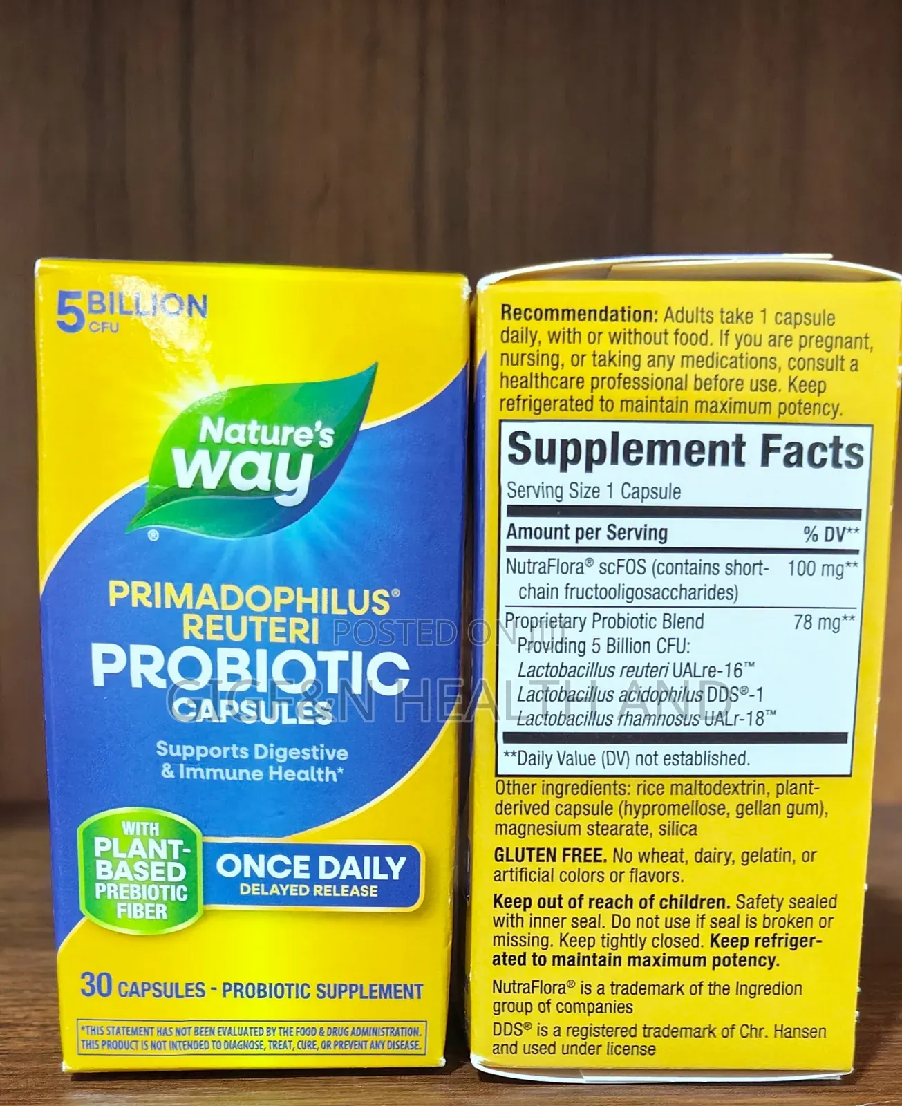 Primadophilus Reuteri Probiotic, 5 Billion Cfu