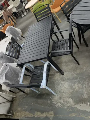 Rectangular 4 Seater Garden Dining Set