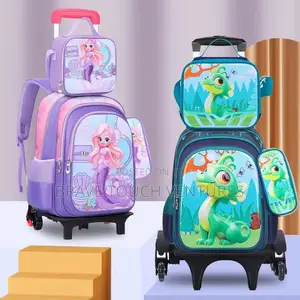 3 PCS Set Backpack Without the Trolley