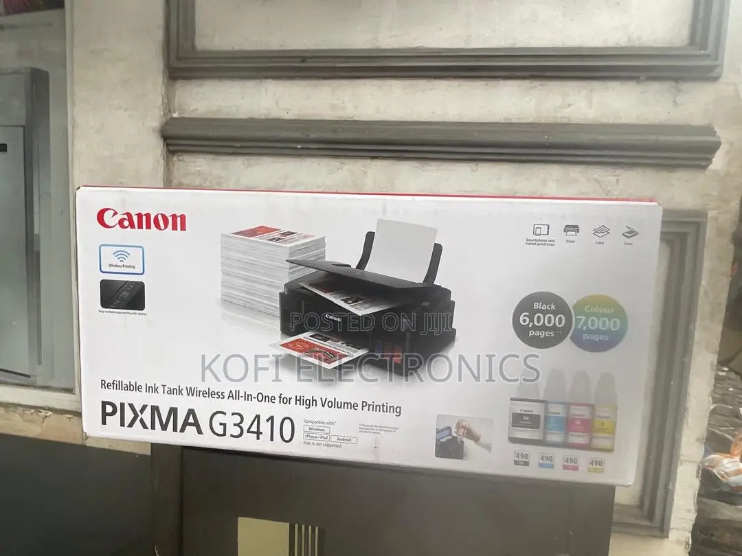 Canon Pixma G3410 Megatank Printer Print More, Spend Less
