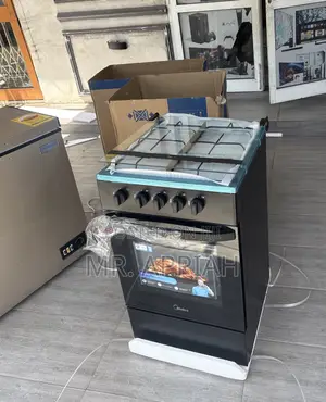 Get Order Midea Glass Oven 4 Burner With Grill 