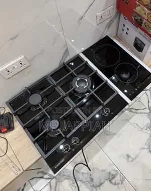 Premium Kenwood 90cm 4 Gas With 2 Electric Hob(Tempered Glass)