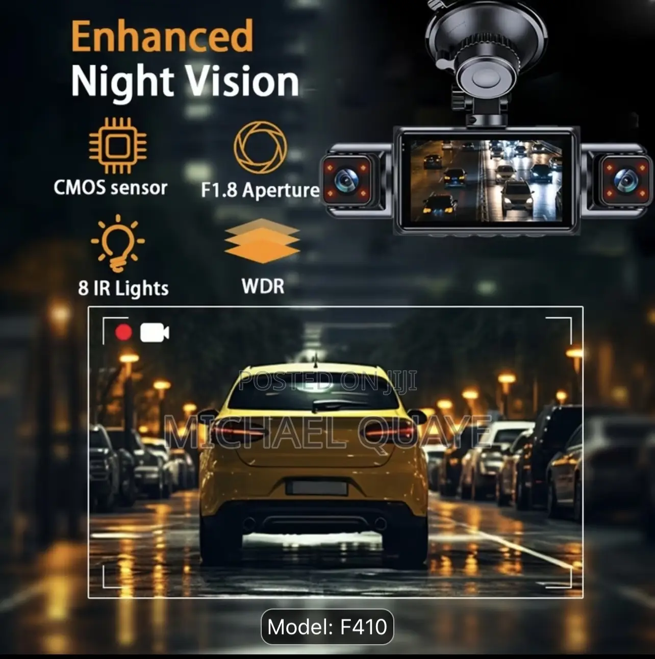Car Dash Cam With a Genuine 4-Channel Setup