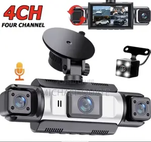 Car Dash Cam With a Genuine 4-Channel Setup