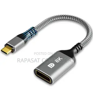 Type-c Male To Dp Female Adapter