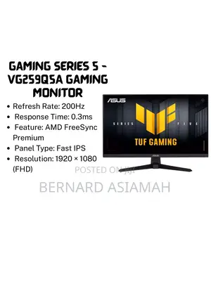 Asus Series 5 - Vg259qsa Gaming Monitor