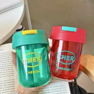 Toddlers Water Bottle With Straw