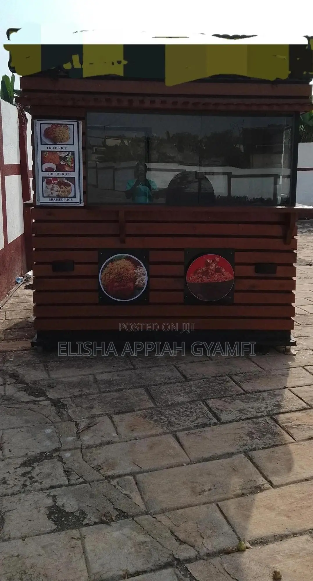 Modern 7×6ft Portable Wooden Shop -Movable Unit