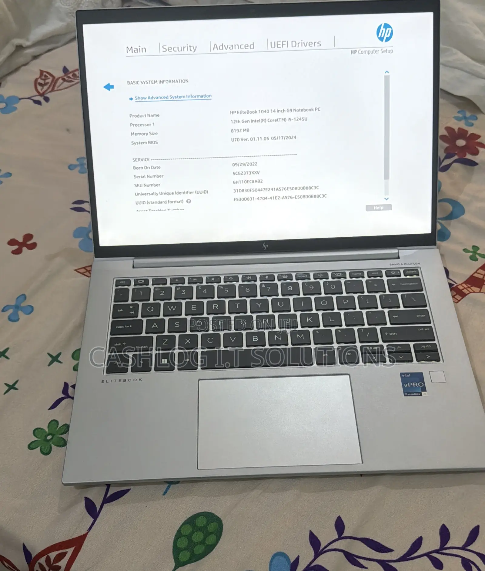 Laptop HP EliteBook 1040 G8 8GB Intel Core i5 SSD 256GB