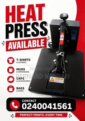 Heat Press 40 by 60cm