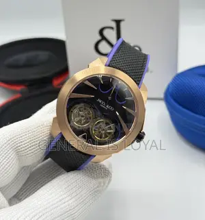 Jacob Co.Rose Gold Gotham City Limited-Edition Automatic Watch